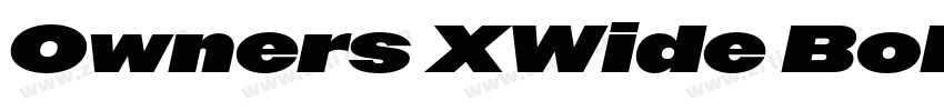 Owners XWide Bold字体转换